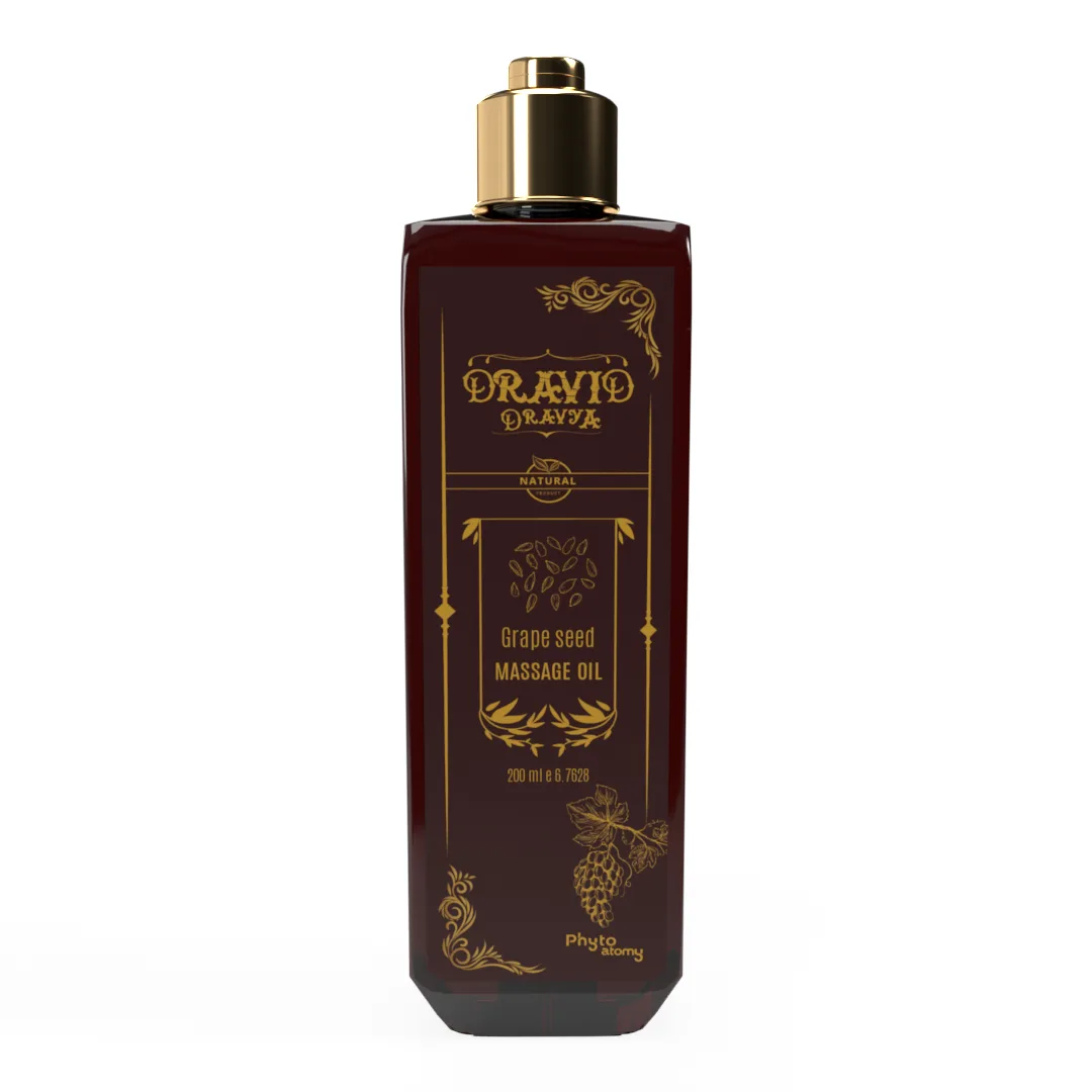 RBV B2B Grape Seed  Massage Oil (200 ml)-12 Pcs.